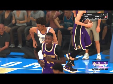 NBA 2K22 Oklahoma City Thunder vs Los Angeles Lakers 2022-23 season