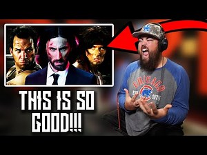 RAPPER REACTS to Epic Rap Battles of History - John Wick vs John Rambo vs John McClane