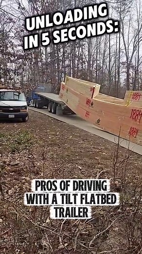 Efficient Unloading Techniques for Tilt Flatbed Trailers