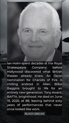 He Was Bilbo. He Was Ash. He Was One of Britain's Greatest...