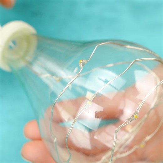 DIY lightbulb ornament made from cement | Green Bean