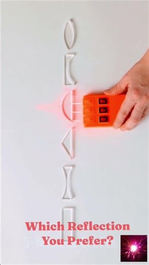 Reflex your Rays with shapes of glass #science #reels #ray #trending #light #smart #live #sound #guy