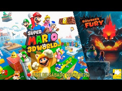 LIVE DO KLONALDO - SUPER MARIO 3D WORLD (ft. Zero Within e Nemesis) - PARTE 4