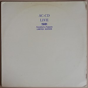 AC-CD - LIVE 1981 (Assembled In Tasmania Limeted Edition)