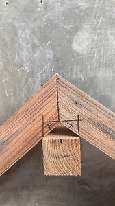 2M views · 15K reactions | forming a wooden triangle for the roof of the house #woods #useful #howto #trick #woodworker | Mr. Profesor | Facebook