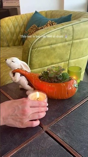 The cutest Easter succulent gift idea 🐰