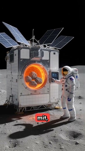 Sauerstoff aus Mondgestein herstellen