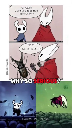 Why so SERIOUS? 😭 Hollow Knight Silksong