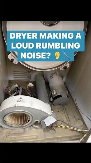 👂Dryer making a loud rumbling noise? Here’s what that could mean!
