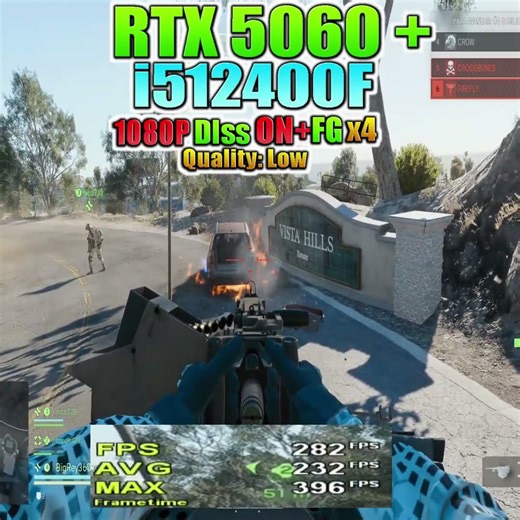 From LOW QUALITY Battlefield 6 New Mode - RTX 5060 1080p #battlefield #rtx5060