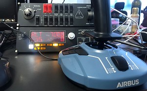 图玛斯特TCA空中客车摇杆及罗技飞行面板测试