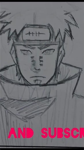 pain face drawing step by step ## ✨️✨️✨️✨️ Naruto shippuden
