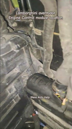 lamborghini aventador engine control module location. ECM. #lamborghini