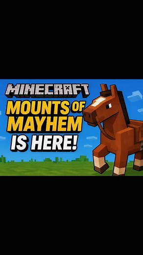 IS IT OUT? Minecraft Mounts of Mayhem Update Release Date Leaks! #minecraft #mountsofmayhem #gaming