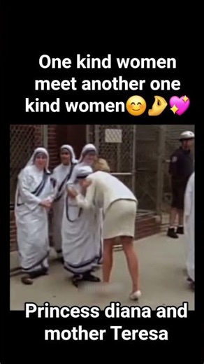 Diana meet mother Teresa #princess #diana #dianaspencer #india #di #motherteresaquotes #ladydi #uk