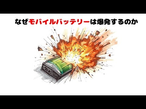 【必見】なぜモバイルバッテリーは爆発するのか！
