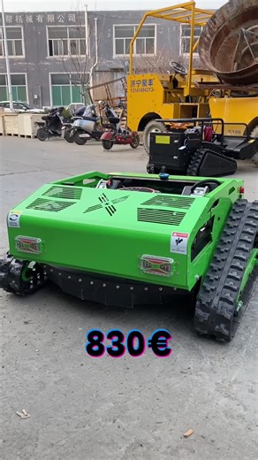 Chinese Remote-Controlled Lawn Mowers Ready for Shipment