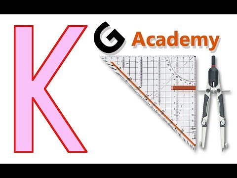 Write letters on graph paper ,How to draw block letter K on graph paper.
