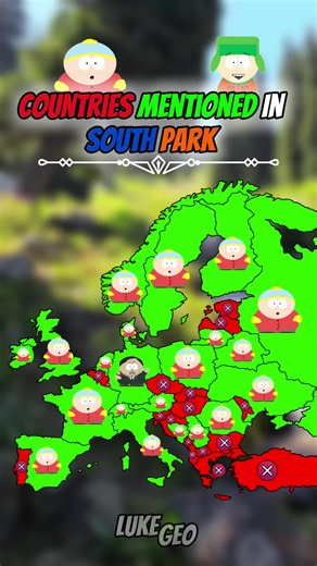 Countries Mentioned in South Park: Map Guide
