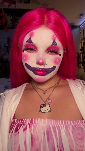Pink Juggalo Makeup Transformation