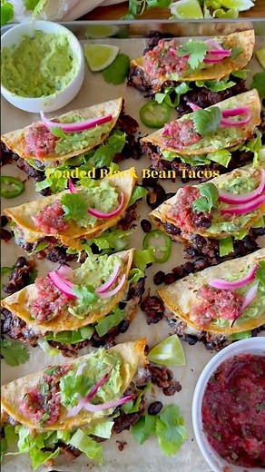 Loaded Black Beans Tacos