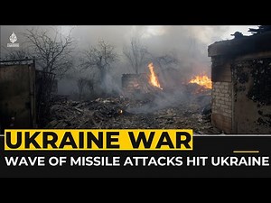 New wave of missile attacks hit Ukraine; explosions reported at Russian bases