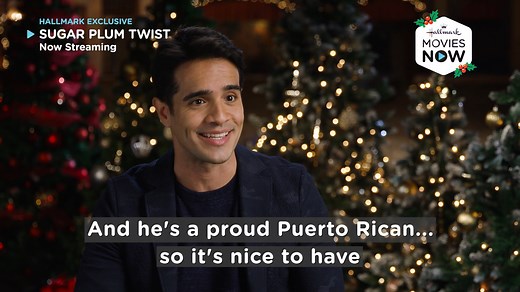Watch "Sugar Plum Twist" and see how Natalia (Jamie Gray Hyder) Laura Rosguer and Ektor Rivera showcase the beauty of Latin culture through dance. | Hallmark Plus