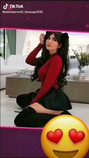 SSSNIPERWOLF twerking in hot black dress #shorts #sssniperwolf