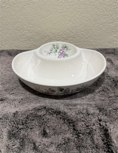 Vintage Pfaltzgraff Grapevine One Piece 10" Chip & Dip Serving Dish (model JP2755) - Etsy
