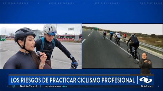 El año pasado los accidentes que involucraron ciclistas en Colombia tuvieron un aumento del 16%. Muchos estaban practicando ciclismo profesional. Nuestra biciperiodista nos habla de los principales riesgos a los que se exponen los deportistas. Más en noticiascaracol.com | Noticias Caracol