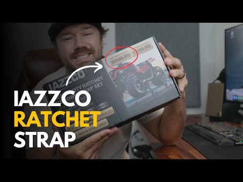 IAZZCO Heavy Duty Ratchet Straps Demo: Trucks, Cargo, & More!