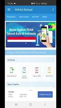 Cara Tambah atau Isi Saldo Deposit Pulsa Aplikasi TRXKU - MAXsi Reload