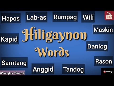 Hiligaynon Words with Examples| Learn Hiligaynon(ilonggo) to Tagalog| English Tutorial