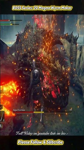 Elden Ring | Boss Fight – Magma Wyrm Makar 🔥🐲