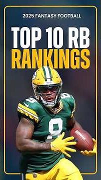 Top 10 Fantasy Running Back Rankings | Expert Consensus Rankings (2025)