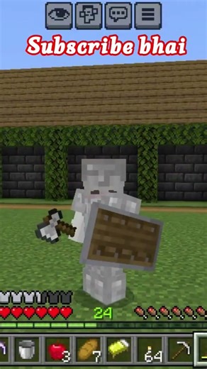 my new video minecraft headcore server new world 🌍#gaming #minecraft #short #shorts