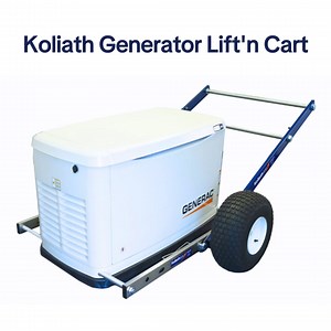 Update! All G2 Lift'n Cart generator carts are now compatible with both the new and the old Generac designs! Let our generator cart do the heavy lifting for you. Introducing the Koliath Lift'n Cart. Full steel and stainless steel. The perfect solution for professional installers on the job. | Koliath