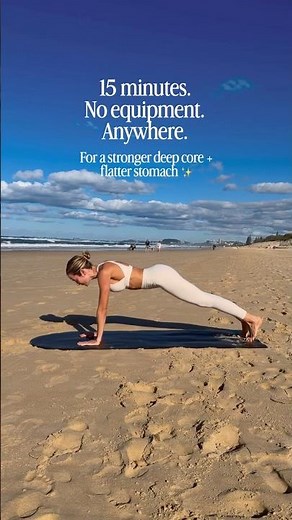 Save this 15-minute ab workout ✨
