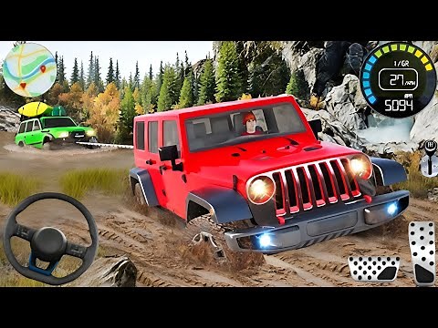 4x4 Offroad Jeep Driving Simulator 3D - Drive SUV 4x4 jeep Offroad Game - Android GamePlay #5