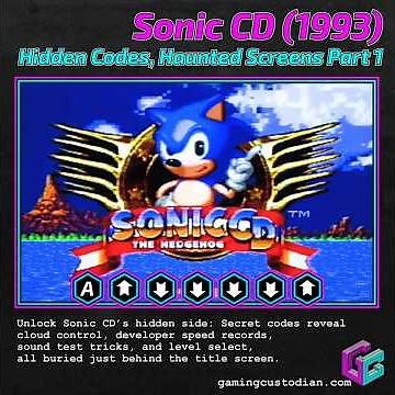 Sonic CD (1993): Hidden Secret Screens #retrogaming #sega #sonic #16bit #tips #tricks