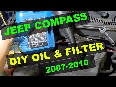 2007-2010 Jeep Compass 2.4L oil and filter change 🛠️