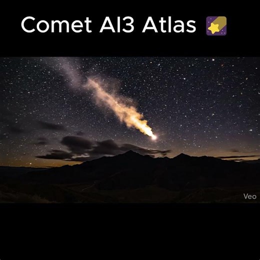 Gazing into Eternity: Comet AI3 Atlas 🌠