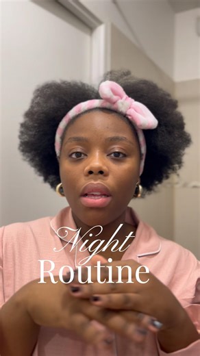 Ma night routine skincare