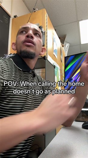 POV: When calling the home doesn’t go as planned. #teacherlife