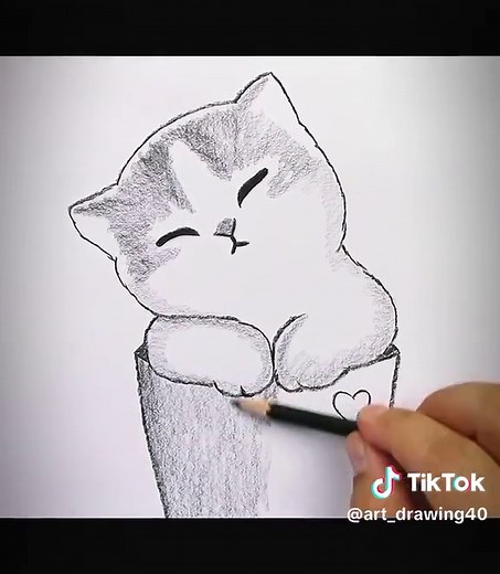 How to Draw a Cute Cat Step by Step
