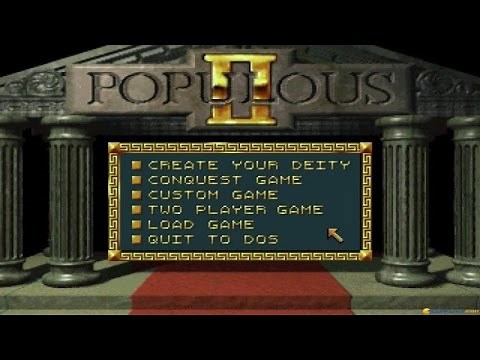 Populous 2 gameplay (PC Game, 1991)