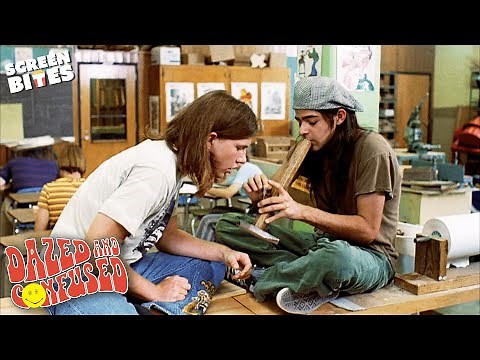 Slater Makes A Bong In Woodworking Class | Dazed and Confused (1993) | Screen Bites