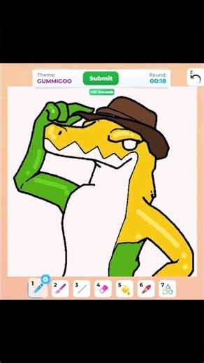Drawing Gummigoo (TADC) in Roblox Speed Draw #roblox #art #speeddraw