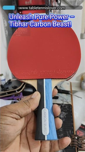 Tibhar Carbon Burst + Omega 4 Pro + MXP Ready Bat