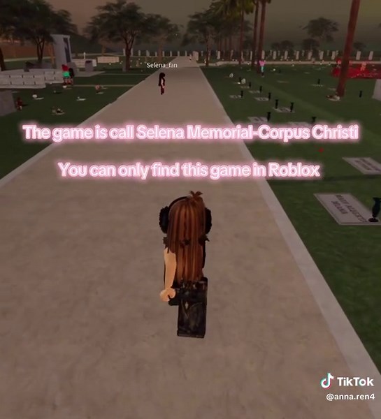 Visiting Selena's Grave in Roblox Memorial Game